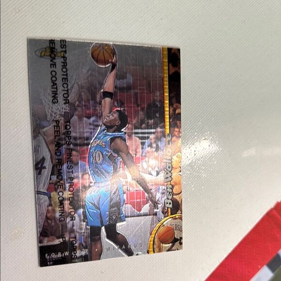 Topps Kids Trading Card with Blue and Black Design of Ben Wallace Rc holo mint - Picture 2 of 3
